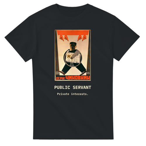 Public Servant, Black, recto