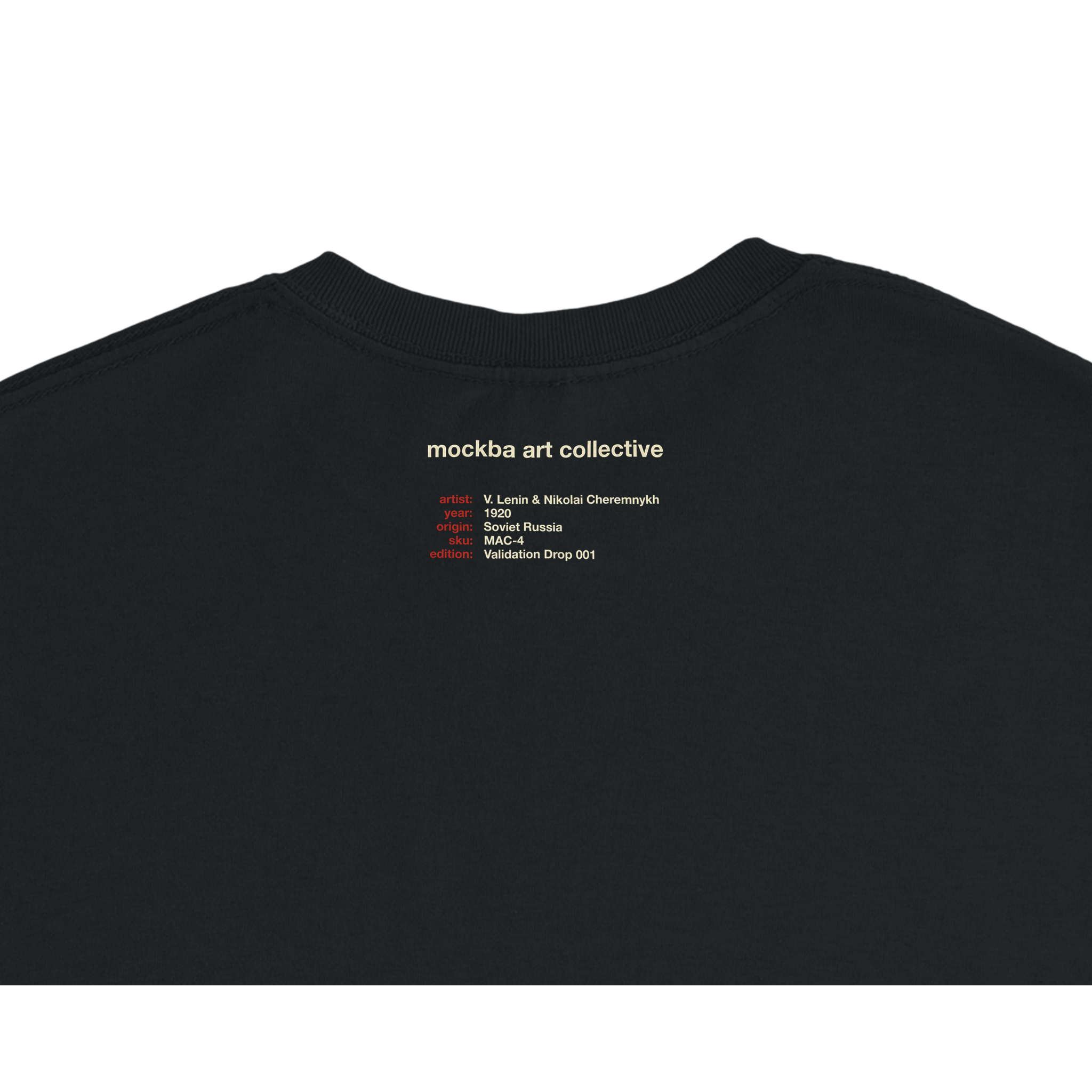 Public Servant, Black, Verso