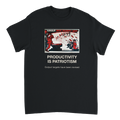 Productivity is patriotism, Black, recto