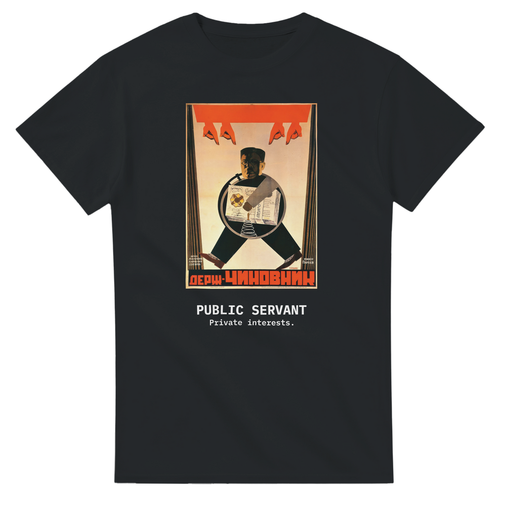 Public Servant, Black, recto